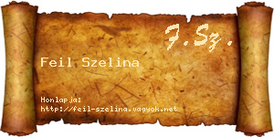 Feil Szelina névjegykártya